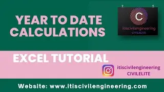 YEAR TO DATE CALCULATIONS IN EXCEL