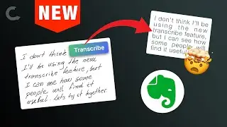 NEW 🎉 Evernote image transcription