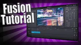 How To Create A Simple Video Title Intro With Fusion - DaVinci Resolve 16 Tutorial