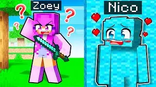 Hiding From My Crush In Minecraft MM2!