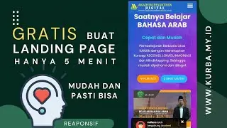 Membuat LandingPage GRATIS Hanya 5 Menit