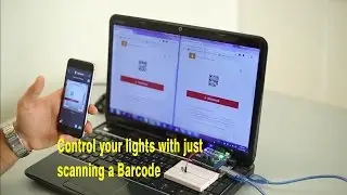 Turn lights with just scanning for a Barcode - Barcode Scanner Shield Tutorial