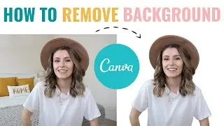 HOW TO REMOVE IMAGE BACKGROUND IN CANVA | How to Get a Transparent Background in Canva Tutorial