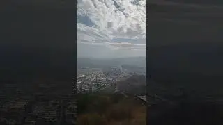 Виды Сантьяго со смотровой площадки П.Неруды. Чили.