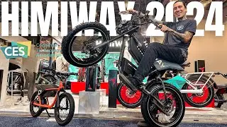 NEW 2024 E-BIKES REVEALED: Himiway at CES | FIRST Look & Review