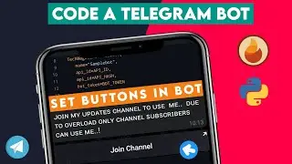 #6| Set Buttons Using InlineKeyboardButton & Markup|How to Code a Telegram Bots tamil/TechMagazine