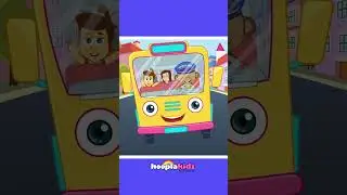 Колеса в автобусе 🚌 |  @HooplaKidzRusskij  #shorts #детскиестишки