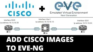 Add/Upload CISCO Switch/Router images to EVE-NG Community Edition (with English subtitles)