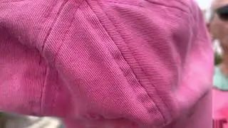 Planned parenthood escort attempts to hide mother leaving in ambulance with sheet covering her body.