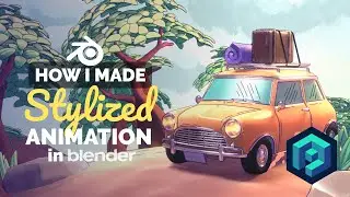 Adding Toon Style Elements to 3D Animation in Blender | Polygon Runway