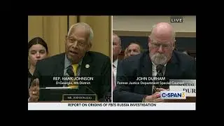 Rep. Hank Johnson breaks down how useless Durham's investigation