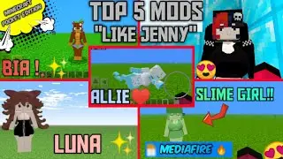 Top 5 Mods Like Jenny in Minecraft Pe 😍✨ | Mcsai Gaming | #jennymod #minecraft #mcsaigaming