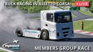 Truck Racing in Assetto Corsa around the Hungaroring!