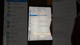 How to change siri voice on ipad