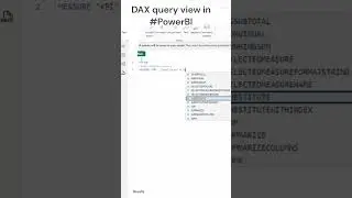 🚀DAX query view - add new measure in 