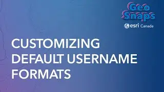 Customizing Default Username Formats