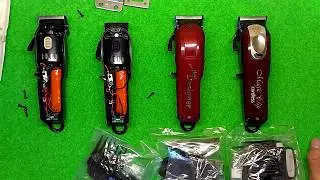 Сравнение машинок WAHL cordless: Super Taper, Designer, Magic Clip