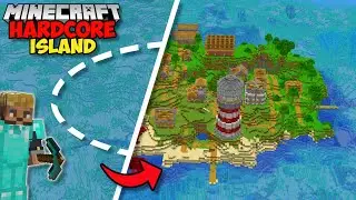 I Transformed An ISLAND VILLAGE in Minecraft Hardcore (#4)