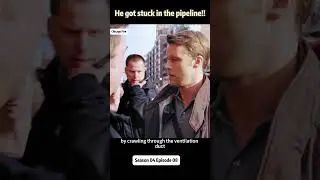 He got stuck in the pipeline!!