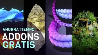 🔴👀los MEJORES ADDONS GRATIS para BLENDER | 2025