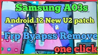 Samsung A03s Android 12  Frp Bypass Remove || Samsung A037f Frp Remove Unlock tool ✅️