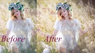 Soft Pink and Light Photoshop Tutorial using Gradient Map