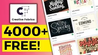 Creative Fabrica Fonts: 4000+ Completely FREE for You to Use