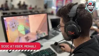 Watch the SCGC Gaming Action at IISER, Mohali!