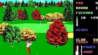 World Class Leader Board Golf game (Dos game 1990)