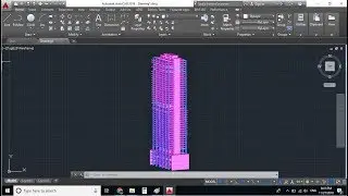 How to export etabs model to Autocad - Import to AUTOCAD - Etabs tutorial 9