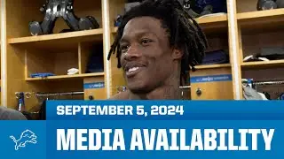 Detroit Lions players meet with the media | September 5, 2024