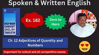 Oxford Current English Translation Chapter 12 Adjectives of Quantity and Numbers Ex182Spoken English