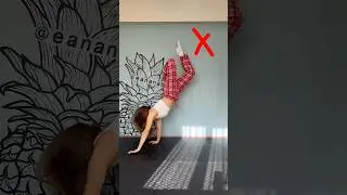 Handstand in pajamas tutorial 🤭🔥  