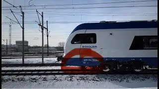 Dwa fabrycznie nowe składy - najnowszy, ostatni Flirt Intercity | 4K 60 fps