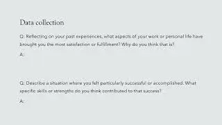 8-Strengths Interview Data Collection