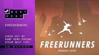 Freerunners is taking part in Steam Next Fest 5th - 12th Feb 2024!