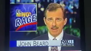 KTTV Fox 11 News at 10pm open February 23, 1998