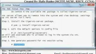 VNC Installation on Centos 6