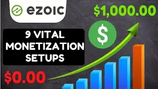 Ezoic Monetization Setup for Maximum Earning (10X Revenue with 9 easy setups)