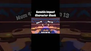 Genshin Impact character check Part 1 #genshinimpact