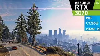 GTA V - RTX 3070 + Intel Core i5 13400F - Benchmark 4K 1080p ULTRA