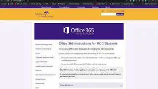 Microsoft Office 365 for McHenry County College Students