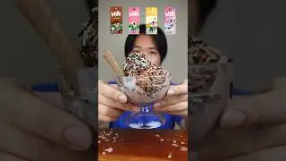 EATING SHAVED ICE FROM LOCAL MILK #asmr #mukbang