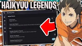 HAIKYUU LEGENDS SCRIPT (Hitbox Expander, Auto Serve & More)