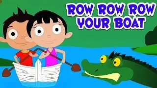 Греби На Лодке | Детские Стишки Для Детей | Детские Песни | Row Row Your Boat | Kids Songs