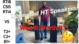 HUGE UPGRADE: Emotiva Airmotiv T2+/C2+/B1+ vs Polk Audio RTi Series || Setting Up HT Speakers