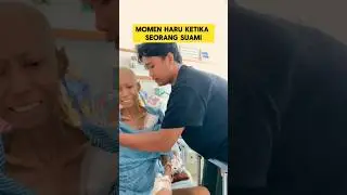 momen haru ketika suami rawat istri yang sedang sakit kangker ‼️