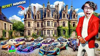 GTA V : Franklin Discovers a Secret Mansion with Ultra-Rare Supercars! 🚗💎