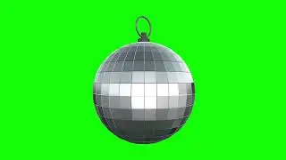 Green Screen Chroma Key | 4K | Mirror Ball Pendant Light