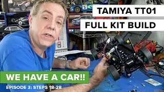 Full Kit Build - Tamiya TT-01E: Steps 18-28